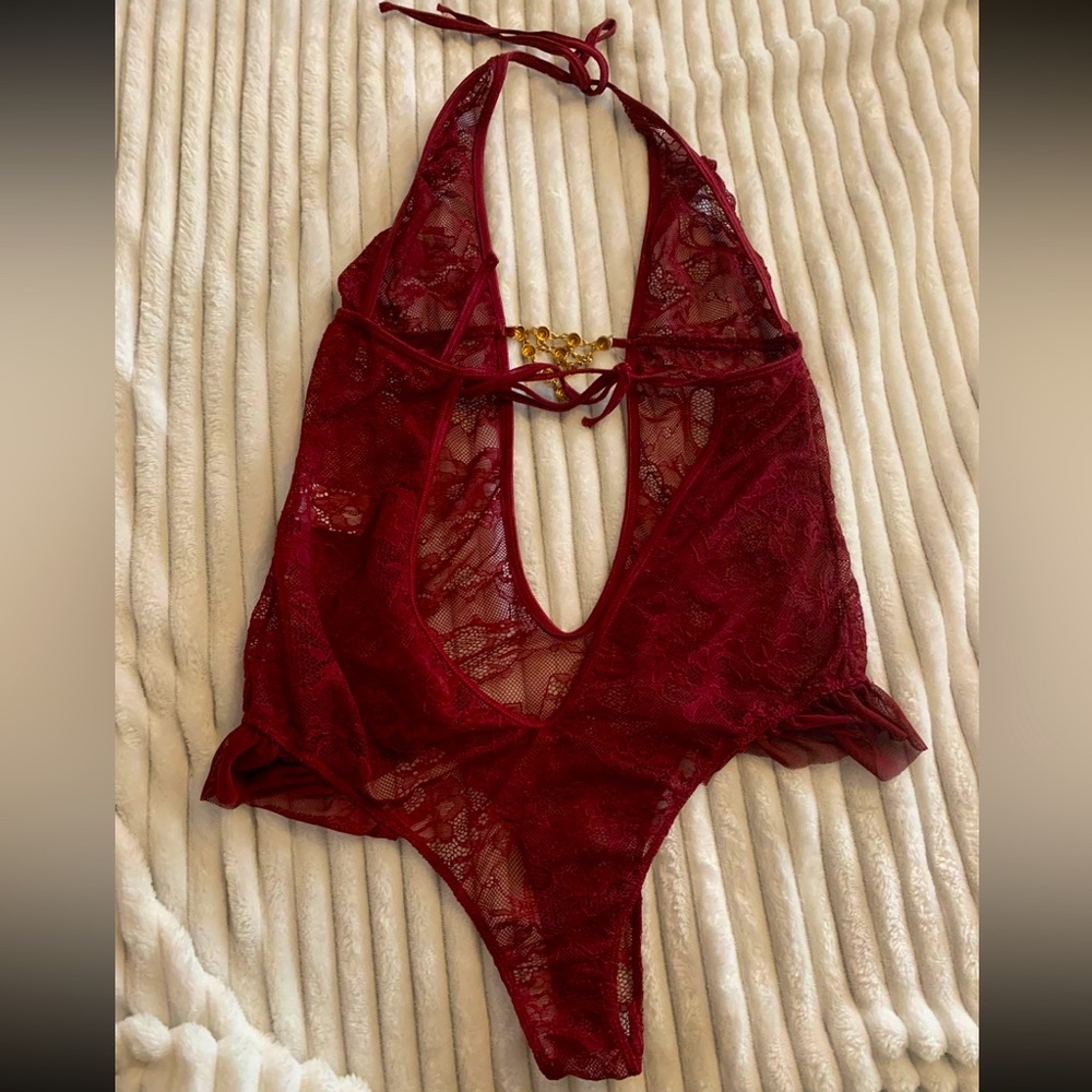 🖤Deep red lingerie🖤